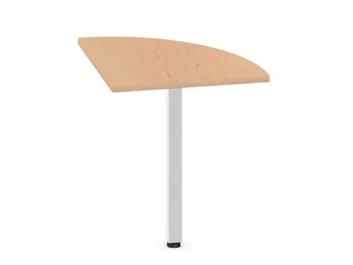 koppelelement voor bureau,90 °,HxBxD 720-840x600x600mm,rond,NE-esdoor
