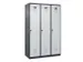 locker voor scheiding van kleding,HxBxD 1850x1200x500mm,3vak