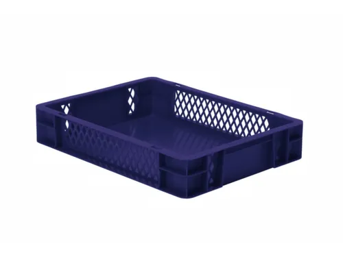 Euronorm-stapelbak 7l 75x400x300mm Wanden Opengewerkt Bodem Gesloten
