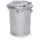 Vuilnisbak Staal 35 liter Ø Boven/Onder 400/305mm H495mm Beugelgreep