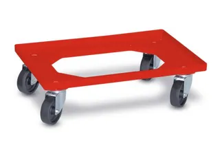 onderwagen voor kratten,draagverm. 250kg,laadvl. LxB 600x400mm - 1