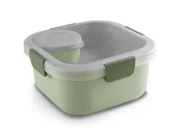 Sigma Home food to go lunchbox 1,4L groen - 17,7x17,7x8,7cm