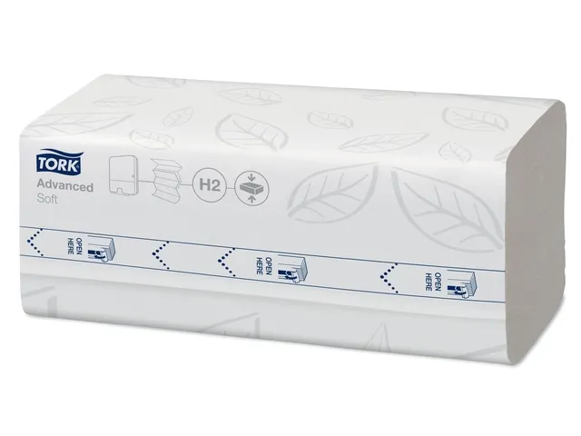 Tork 120454 H2 Xpress Compressed Handdoek Advanced Soft 2400 stuks