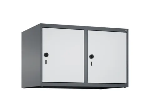 opzetkast,v. locker,2vak.,vak B 400mm,HxBxD 500x800x500mm,vleugeldeur