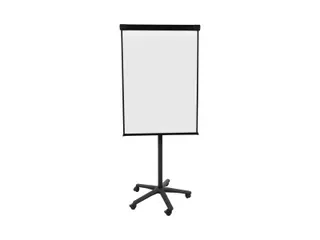 Flipchart Magnetisch Met 5 Wielen 100x70cm Zwart - 4
