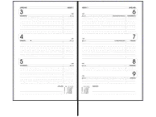 Agenda 2027 Ryam Efficiency Baladek 7dagen/2pagina's zwart