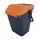 Easymax Afvalbak 45 Liter Grijs Oranje