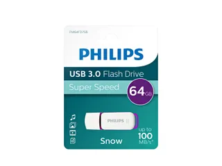 USB stick 3.0 Philips Snow USB-A 64GB paars - 4