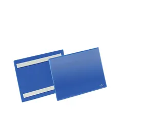 Documenthoes Durable zelfklevend A5 liggend blauw 50 stuks - 1