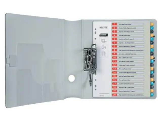 Cosy tabbladenA4 11-gaatsperforatie PP set 1-20