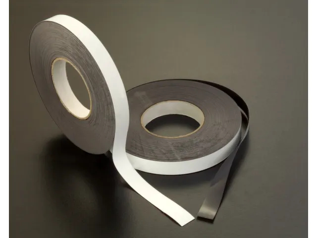 bord,HxL 20x100mm,achterzijde magnetisch,beschrijfbaar,wit