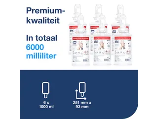 Alcohol gel Tork 424103 S4 voor handdesinfectie ongeparfumeerd 1000ml - 5