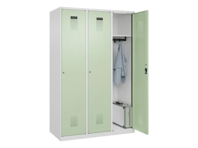 locker,HxBxD 1850x1200x500mm,3vak,vak B 400mm,cil.-slot