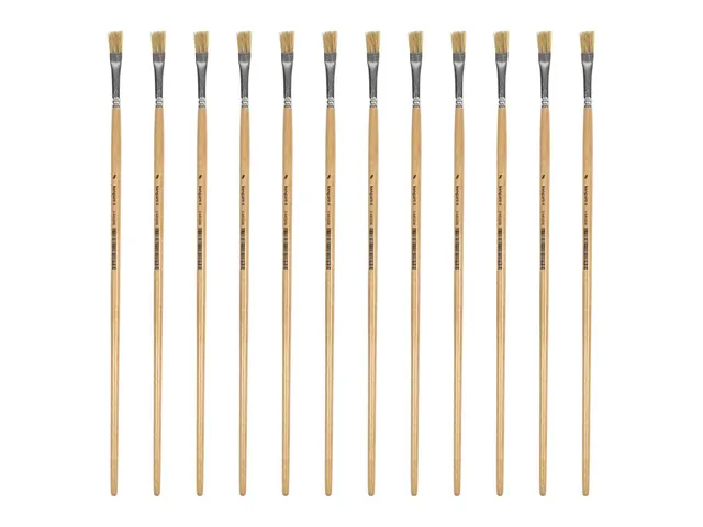 Lyonse penseel Kangaro #8 gelakt hout doos a 12 stuks