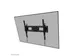 Neomounts LEVEL-750 WL35-750BL18 Support mural inclinable robuste pour