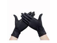 Nitril Handschoenen Zwart Poedervrij Maat S EN374 EN455