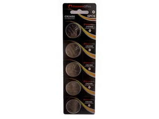 Knoopcelbatterij CR2450 3.0V Blister 5 Stuks - 3