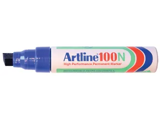 Viltstift Artline 100 schuin 7.5-12mm blauw - 2