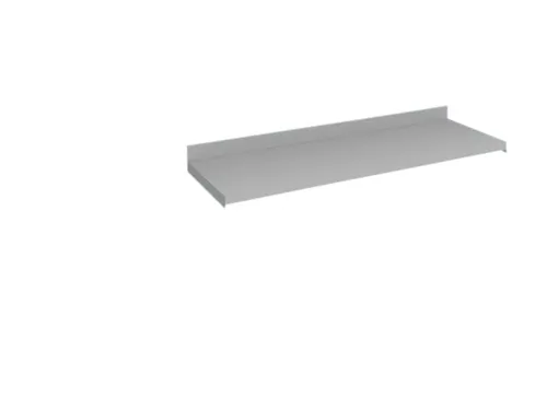 legbord,v. dossierstelling,BxD 1000x300mm,vakl. 60kg,m. aanslagrand