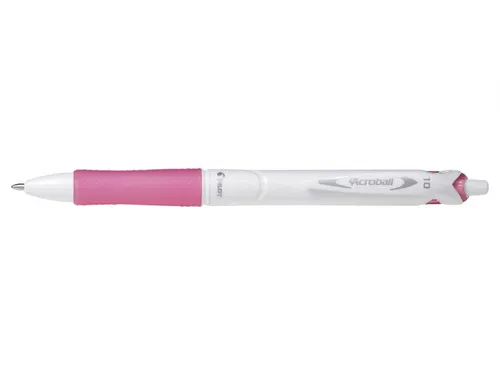 Balpen Pilot Acroball Pure White Medium punt 3+1 gratis fun kleuren