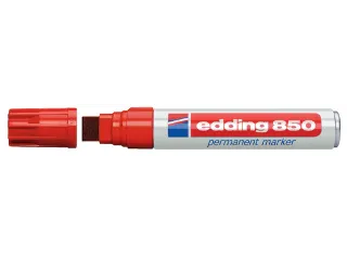 Viltstift edding 850 blok 5-16mm rood - 1