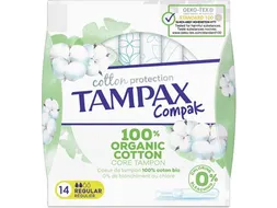 Cotton Regular tampons, pak van 14 stuks