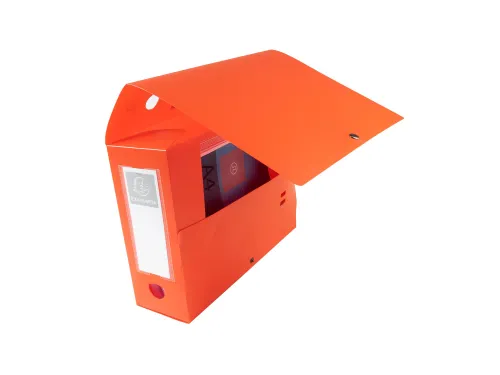 Klasseerdoos PP opaa k rug 100mm rood
