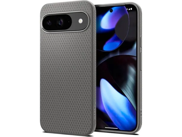 Spigen Case ACS07684 Google Pixel 9 (Pro) Liquid Air Marble Gray