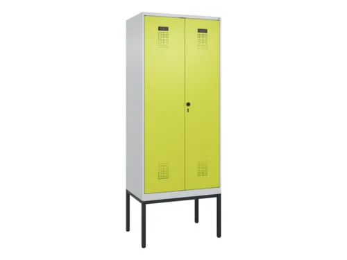 PBM-locker,HxBxD 2120x800x500mm,2vak,vak B 400mm,draaigrendel