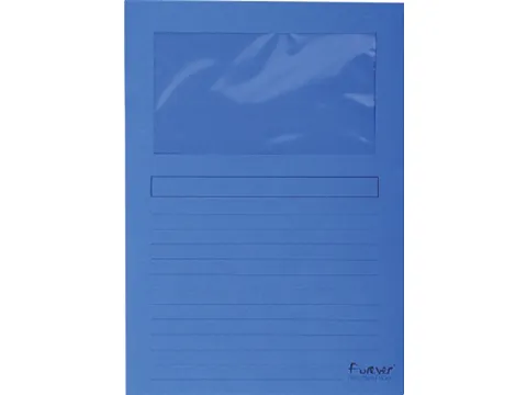 Venstermap Exacompta Forever L-map 120gr karton Donkerblauw