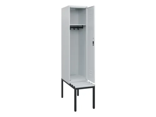locker met bank,HxBxD 1950x400x815mm,1vak,vak B 400mm,cil.-slot