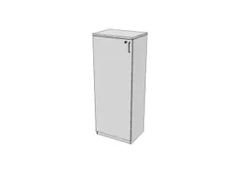 kantoorkast,HxBxD 1545x600x445mm,Bl-wit