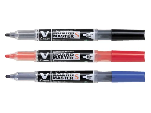 Whiteboardmarker Pilot V-Board Master S Begreen Extra Fijne Punt Blauw