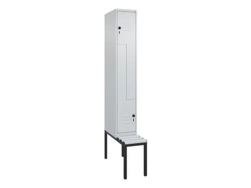 Z-garderobekast,HxBxD 2120x300x815mm,2vak,vak B 300mm,draaigrendel