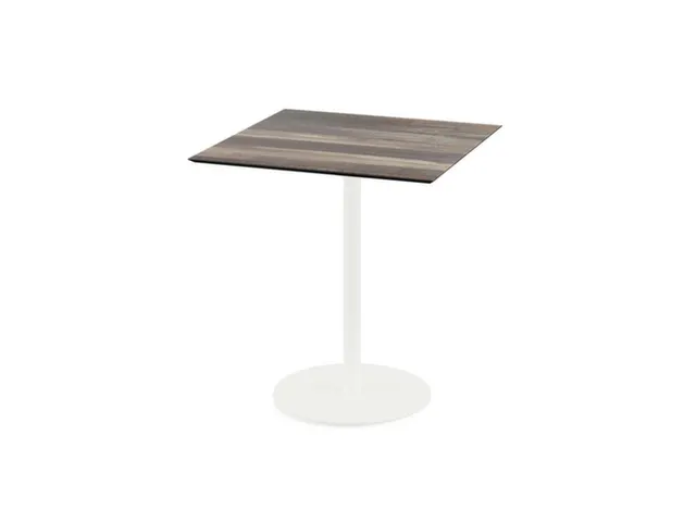 bistrotafel,HxBxD 730x700x700mm,rechthoekig,schotelvoet wit