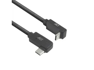 Kabel ACT USB-C hoek links/rechts USB-C hoek boven/beneden 10Gbps 1m - 7