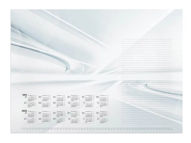 kalenderblok "Bright Curves" 2019-2020