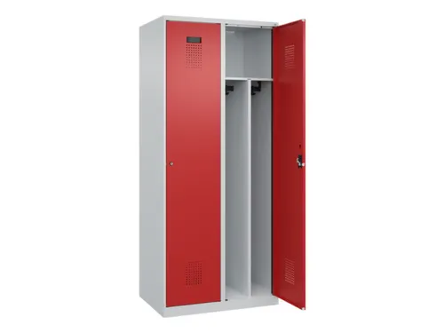 locker voor scheiding van kleding,HxBxD 1850x800x500mm,2vak