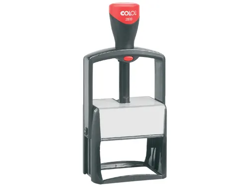 Tekststempel Colop 2800 +bon 10regels 68x49mm zwart