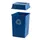 Styleline Container 132 Liter Rubbermaid Blauw