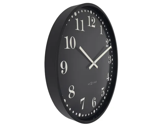 Horloge murale NeXtime Dickens Large 50cm noir