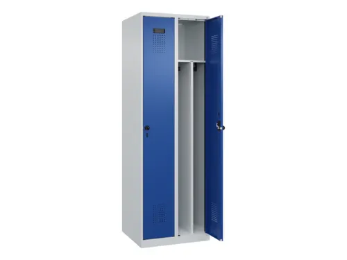 locker voor scheiding van kleding,HxBxD 1850x600x500mm,2vak