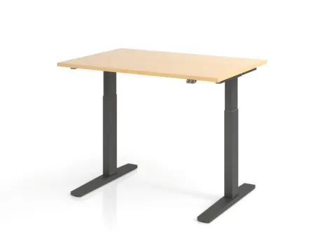 Elektrisch in hgte vst. zit-sta-bureau,HxBxD 700-1200x1200x800mm