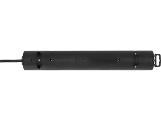 Stekkerdoos Brennenstuhl Comfort Plus 6vdig incl platte stekker 2m zw - 3