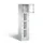 Lockerkast 1800x420x500mm 1x4 vakken Cilinderslot, Sokkel, RAL7035