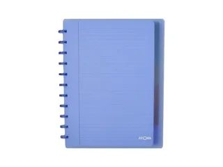 Schrift Atoma A4+ lijn 120blz 90gr PP transparant assorti - 1