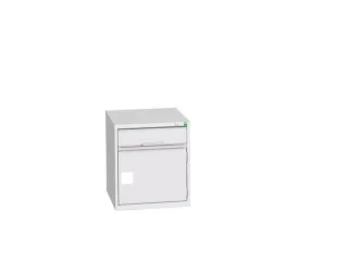 ladekast HxBxD 600x525x550mm 1lade romp RAL7035 front RAL7035 - 1