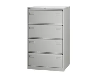 hangmappenkast,HxBxD 1321x800x622mm,4hangmappenframes,twee banen - 2