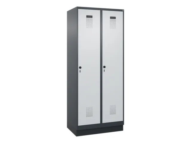 locker voor scheiding van kleding,HxBxD 1950x800x500mm,2vak