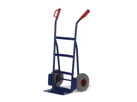 steekwagen 250kg steekplaat 400x180mm gewelfd staal TPE-banden